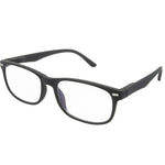 Recycled Grey Rectangle Blue Blocker Readers LB 4158